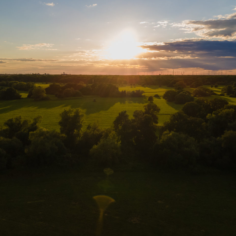 Juli 2020 – Abends in der Muldeaue – DJI Mavic Air 2