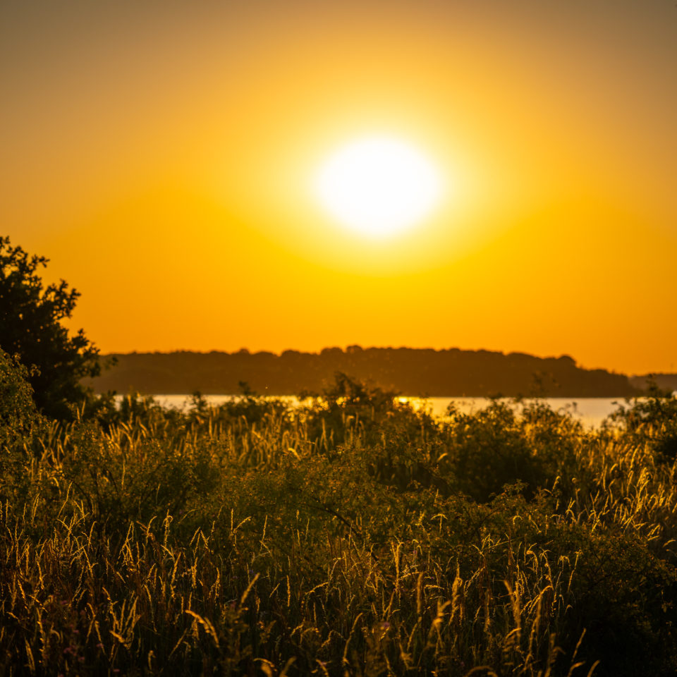 Juli 2023 – Sonnenuntergang an der Goitzsche