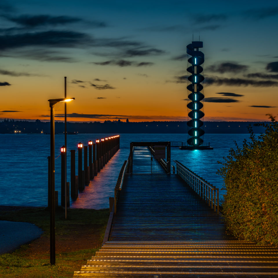 Oktober 2023 – Morgens am Pegelturm