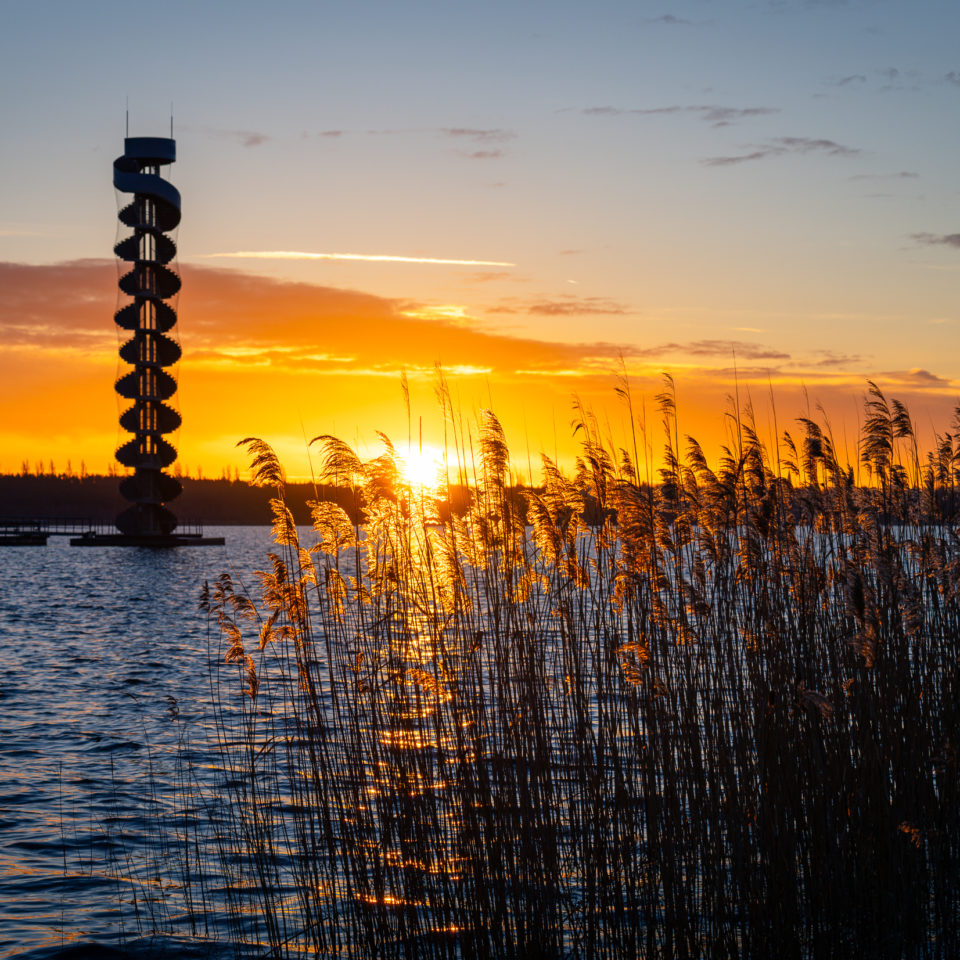 Februar 2024 – Langzeitbelichtungen am Pegelturm